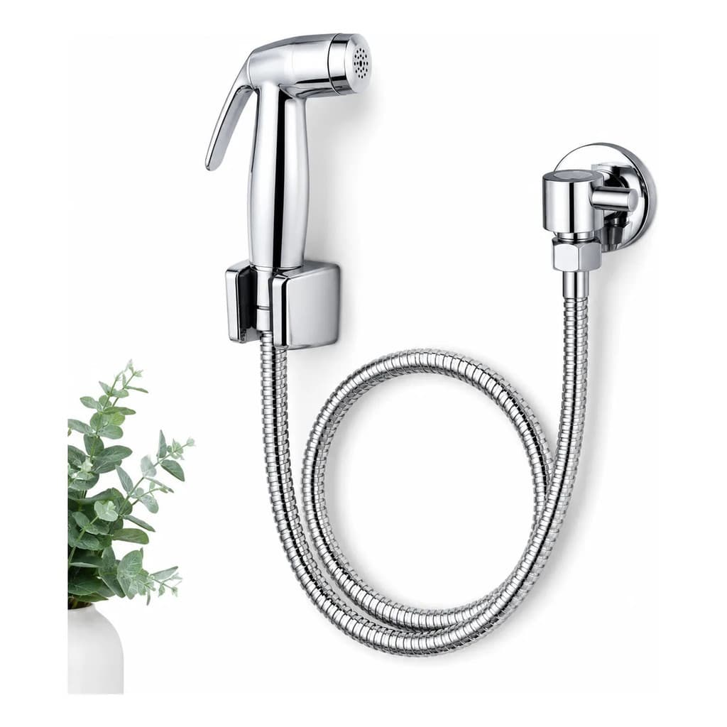 Ducha Higiênica Inox Chuveirinho Completa Com Registro