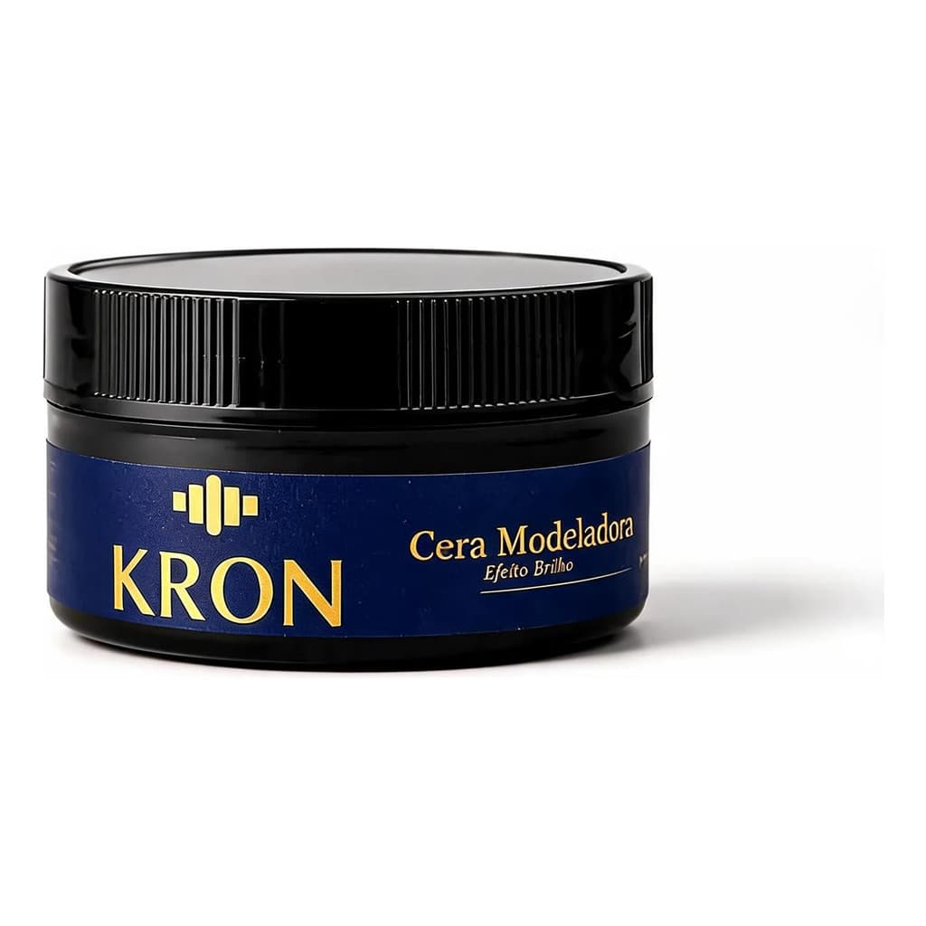 Cera Modeladora Efeito Brilho Kron – Fixação, Controle e Acabamento Brilhante