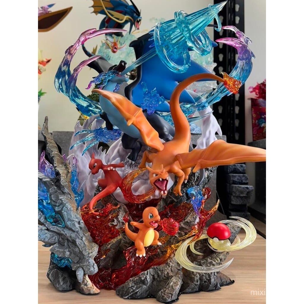 Oferta especial de novo produto! Figuras de Pokémon [apenas os nove modelos da imagem] decorações de anime presente de a