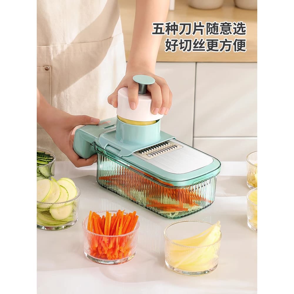 Cozinha multifuncional corte de vegetais ferramenta útil triturador de batata desfiada doméstico 304 ralador de aço inox