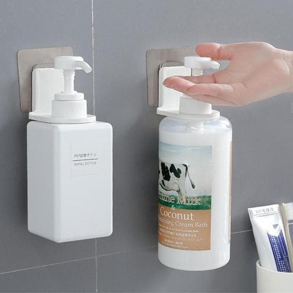 1 Pçs Fixado Na Parede Ganchos Autoadesivos Para Lavagem Do Corpo Shampoo Garrafa De Armazenamento De Forte Gancho Adesi