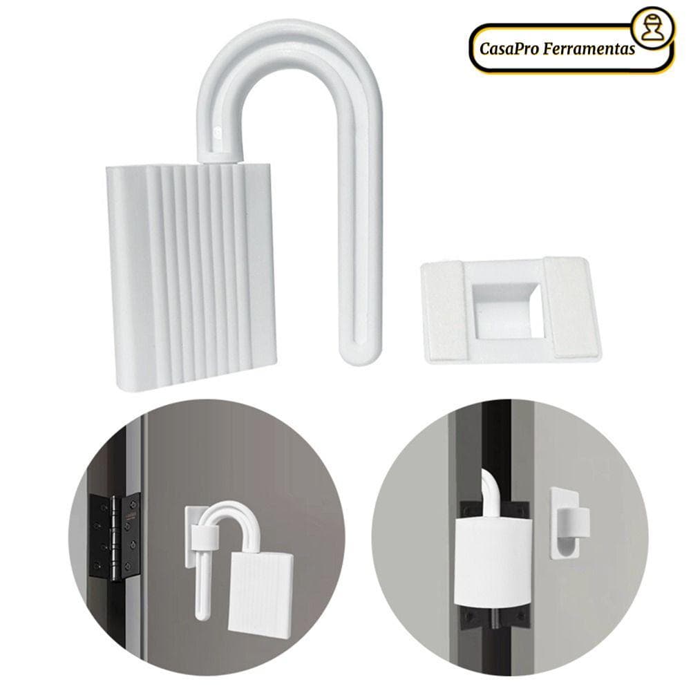 Fechadura De Segurança Para Bebês SUNSHINY , Rolha De Porta PP Durável , Protetor De Dedo Anti-Aperto Fácil De Instalar