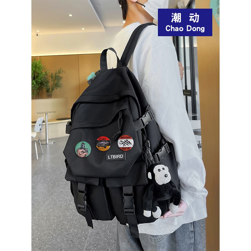 Mochila escolar estudante do ensino médio masculino estudante do ensino médio ins mochila feminina de alto valor juventu
