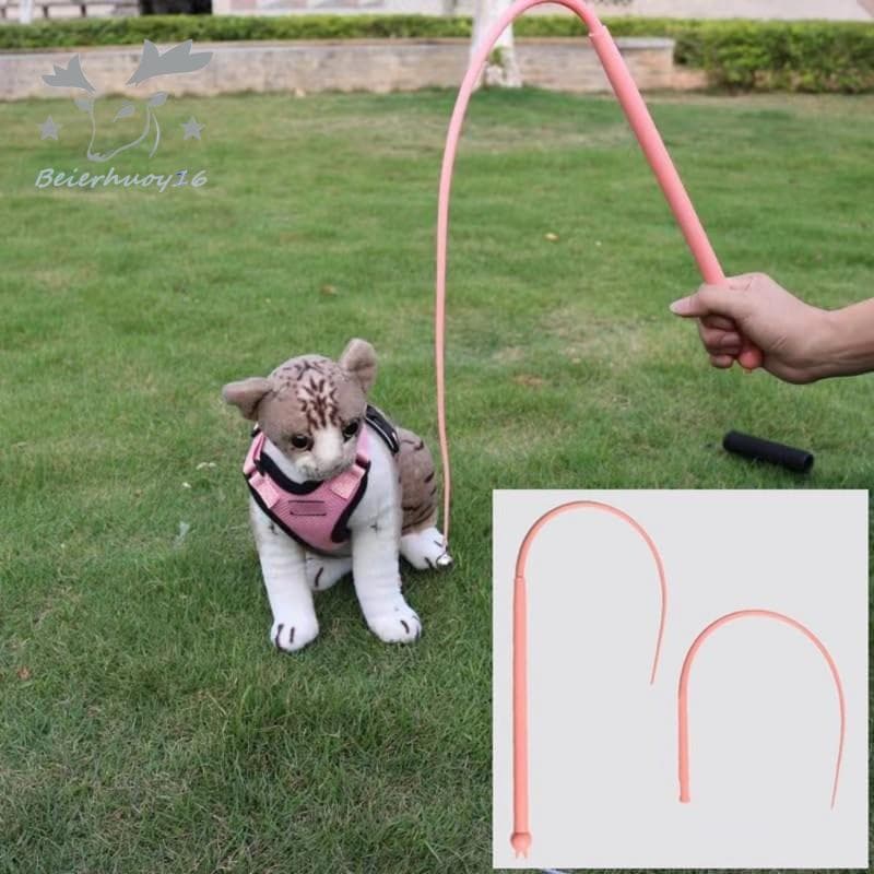 Varinha De Provocação De Gato De Silicone Com Cauda De Rato Realista-Brinquedo Interativo Para Gatos Internos