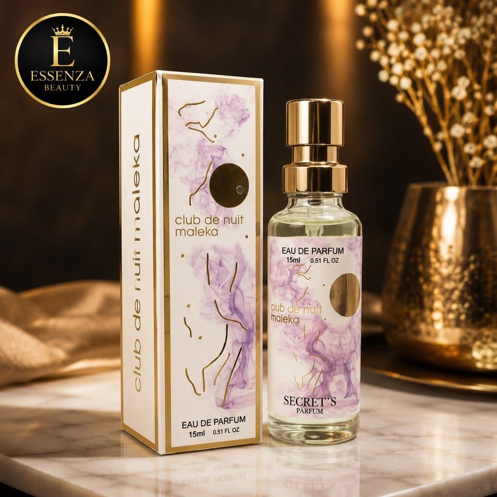 Perfume Árabe Club de Nuit MALEKA Secret’s Parfum 15ml – Alta Fixação, Longa Duração e Fragrância Exclusiva