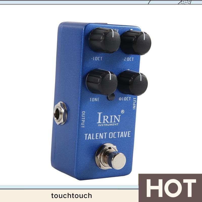 - 19 Pedal De Efeito De Guitarra De Oitava De Talento 3 Efeitos Sonoros Separados True Bypass Pedais Acessórios touchtou
