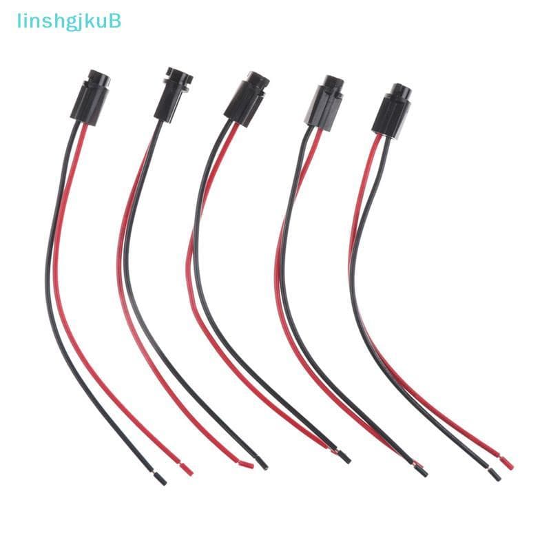 [lLinshgjkuB] 5 Pcs T5 Medidor De Painel Com Fio LED Suporte Para Lâmpada Carro Automotivo [Novo]