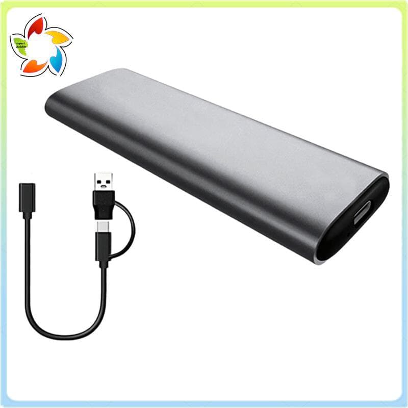 2 Em 1 M2 SSD Caso NVME SATA Protocolo Duplo Gabinete 10Gbps USB C Externo Suporta Teclas M E B +