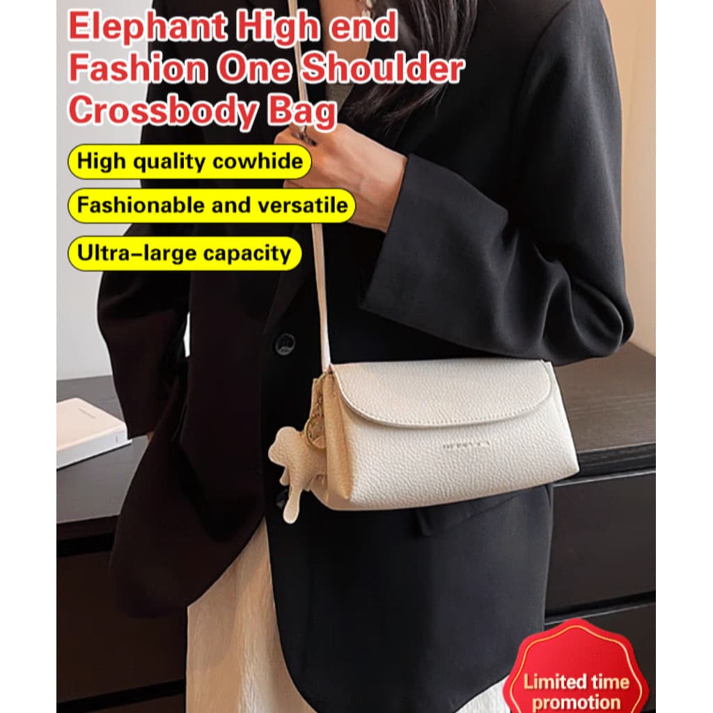 [Estilo Premium] [Trendy & Premium Quality] GK Stylish Crossbody Bag Premium PU Leather Shoulder Purse for Women - Bolsa