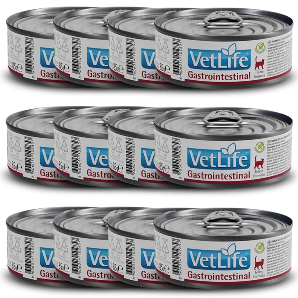 Vet Life Gastrointestinal Ração Úmida p/ Gatos 85g - 1 un