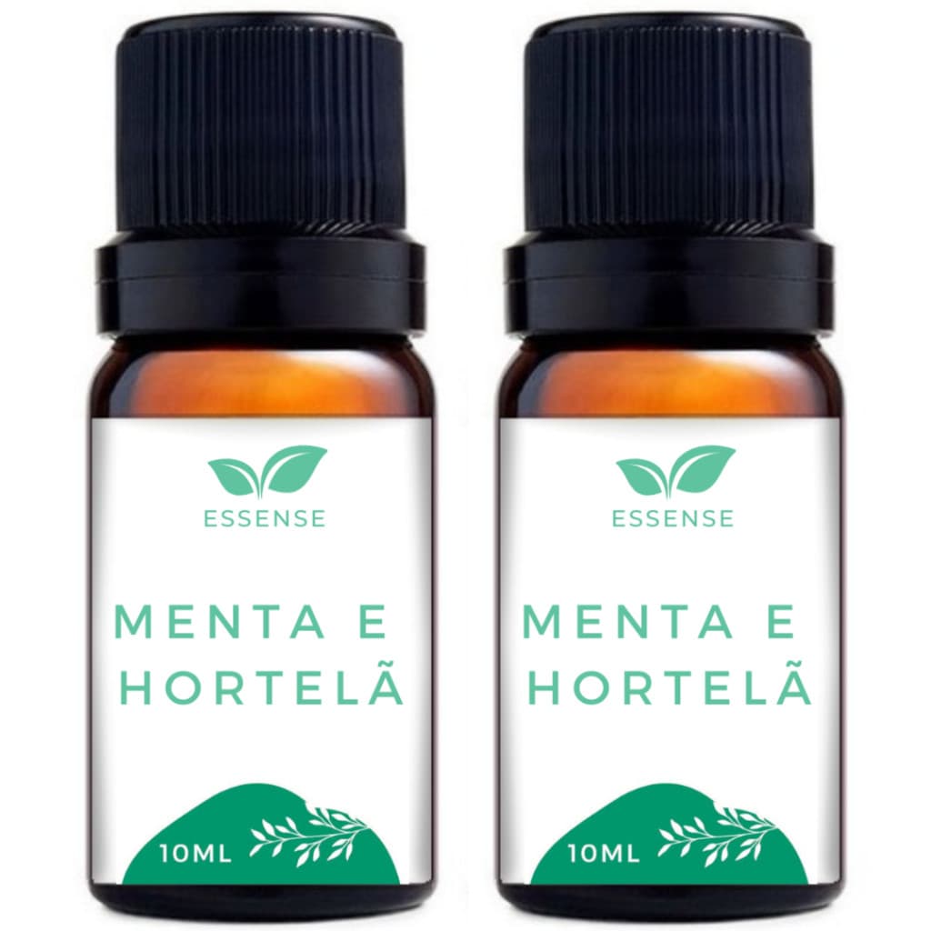 2 Essências Menta com Hortelã 10ml Umidificador de Ar Difusor Aromatizante Aroma Hidrossolúvel 10ml