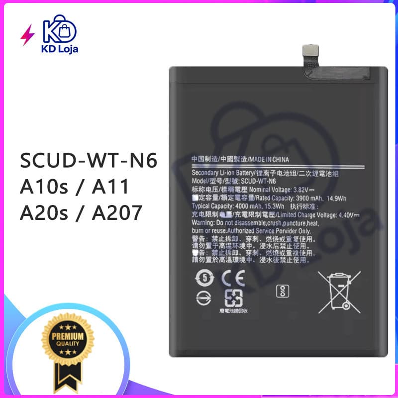 Bateira Para Samsung Galaxy A10S / A11 / A20S (SCUD-WT-N6) COM GARANTIA 30 DIA