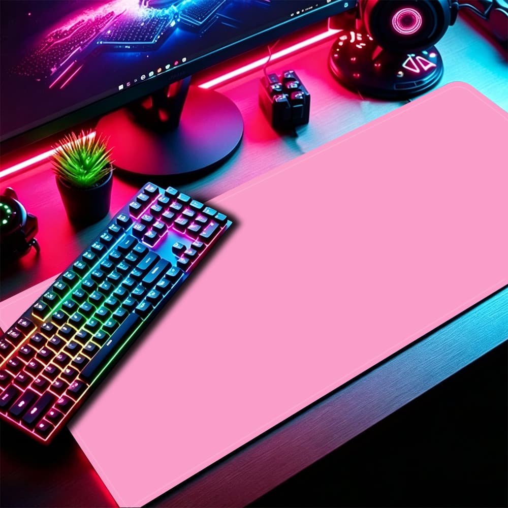 Grande Jogo Mouse Pad Antiderrapante 80X30 CM Impressões Personalizadas Mousepad Borda Costurada Cor Sólida KK4