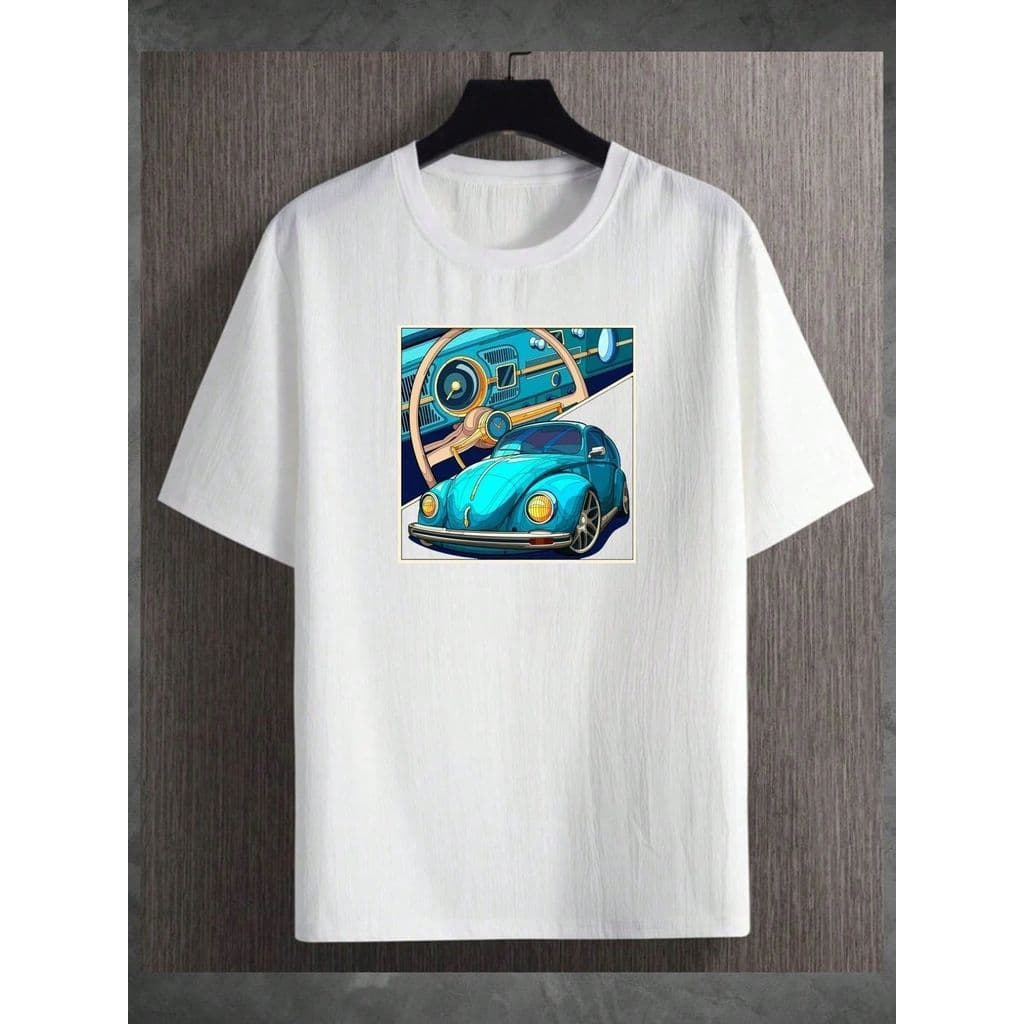 Camiseta Blusa Camisa Fusca Stance Blue Moda Masculina carro