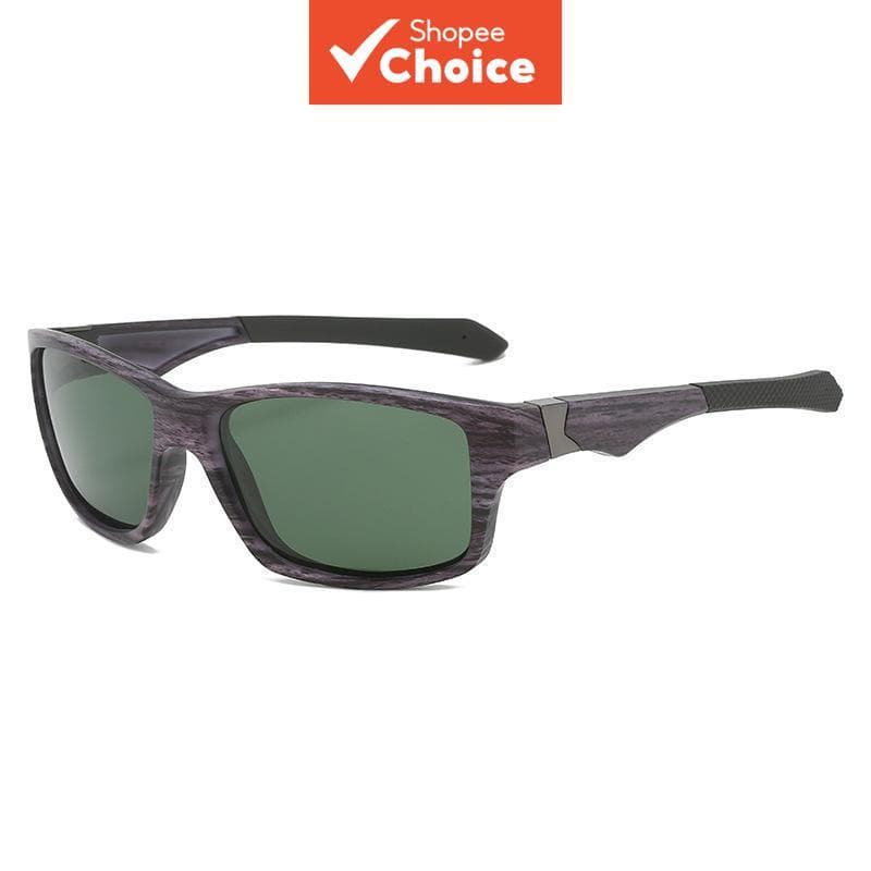 Óculos De Sol Polarizados Masculino Feminino Uv400 Para Dirigir Ciclismo Corrida Armação De Aparência De Madeira