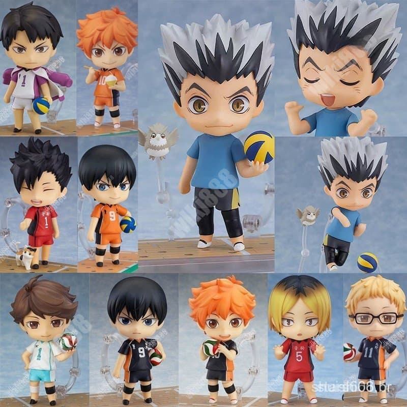 Menino de vôlei Nendoroid! Figura de ação Boren 2035 Hyuga Shoyo Kageyama Feixo Tsukijima Guiyan Yanke Meike Zumei
