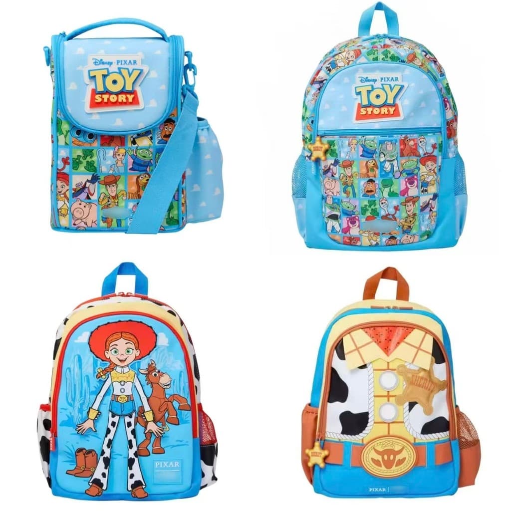 Mochila escolar australiana azul Animal Story, mochila de descompressão para estudantes da escola primária, série multif