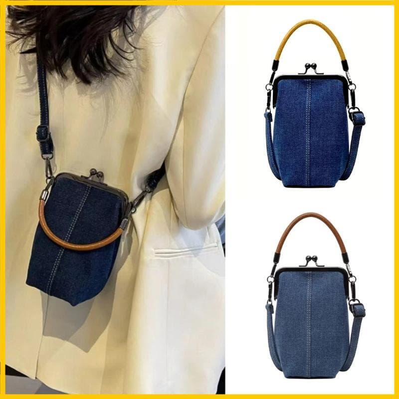 Fashion Messenge Bolsa Para Crossbody Jeans Ombro Retrô