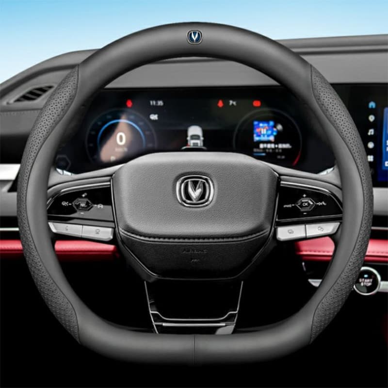 Capa de Volante de Couro para Changan Cs95 2020 Cx70 Cs55 Acessórios para Carros em Todas as Estações