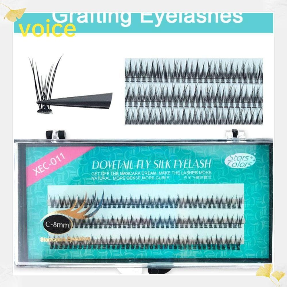 Voz Cílios Individuais Extensão De Ferramentas De Maquiagem De Olhos De Longa Duração Volume Pré-Fabricado