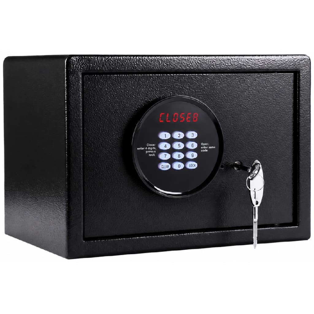Cofre Digital Motion Home Para Casa Escritório Hotel Com Senha Eletrônica E Chave Yale