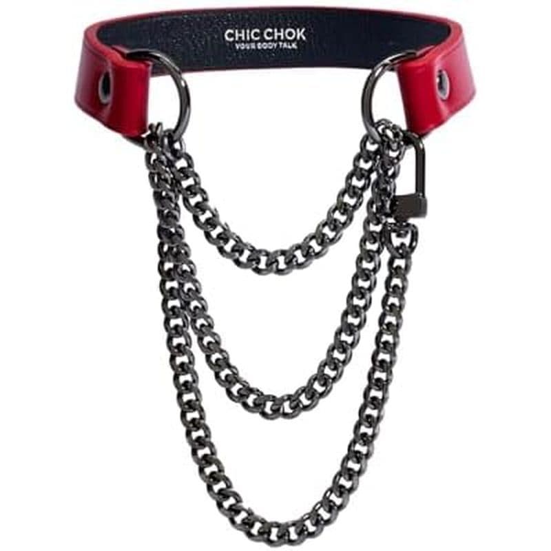 CHICCHOK Breathless Puxando Moda E Gargantilha Divertida Para Mulheres Homens Cool Punk Goth