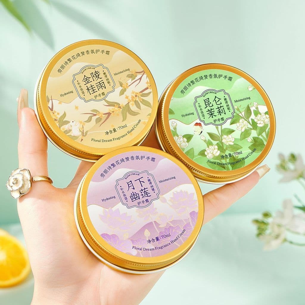 Encontre a fragrância Giant Restore Osmanthus!Fragrância creme para as mãos feminino outono inverno hidratante Anti-seca