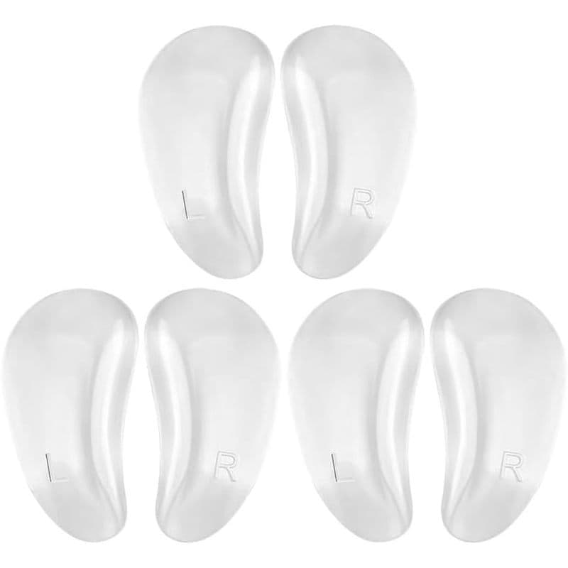 Ipetboom 3 Pares De Almofadas De Suporte De Arco De Gel Para Mulheres – Inserções De Sapato Adesivas Grossas Palmilhas T