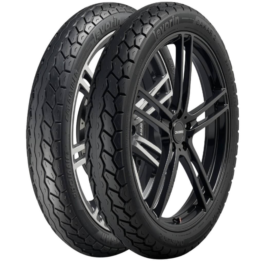 PAR PNEU 90/90-18 57P + 80/100-18 47P USO SEM CAMARA LEVORIN DAKAR II HONDA CG 125 150 160 YBR 125 150 SUZUKI Yes 125