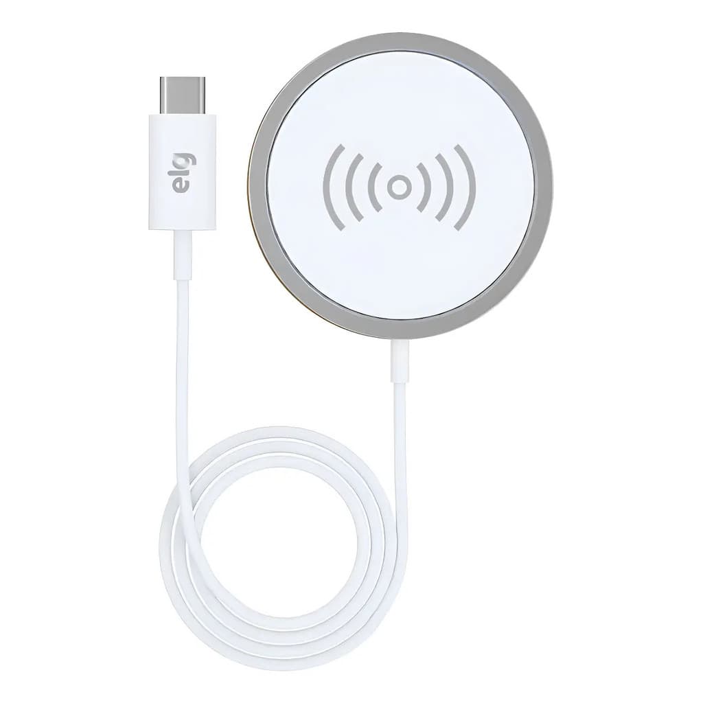 Carregador BRANCO Universal Magnético ELG 15W - WQ2WH-2