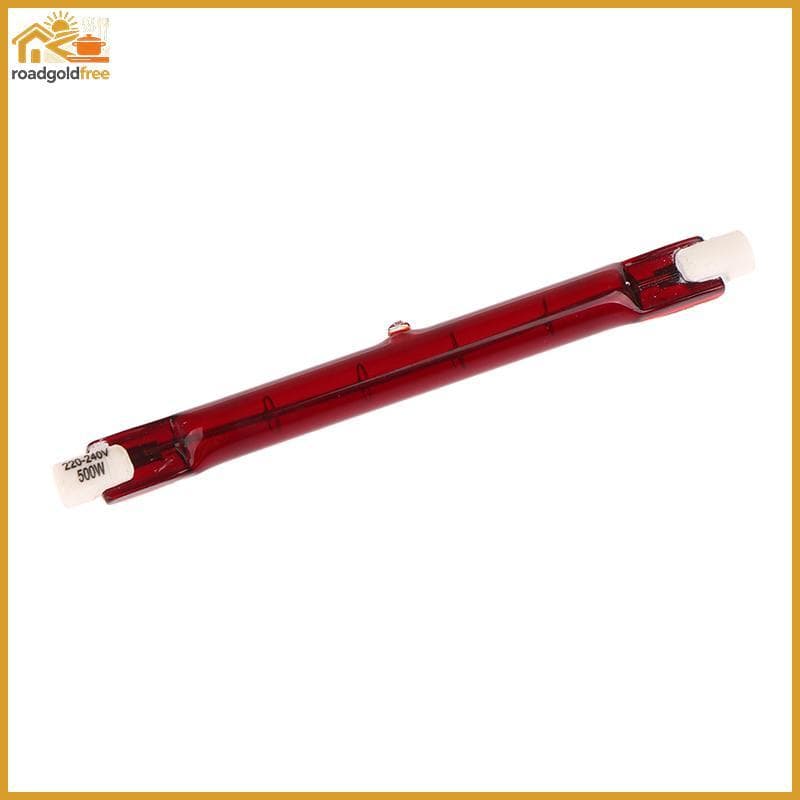 1Pc 500W Vermelho R7 IR Infravermelho Halogênio Ao Ar Livre Guarda-Sol Aquecedor Tubo Lâmpada 118mm Decoração Para Casa