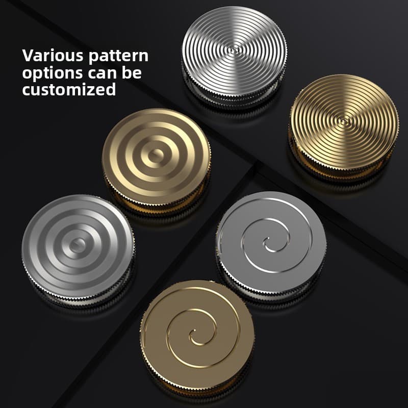 Novo produto pingente estilo Fidget Spinner legal pingente colar chaveiro adulto portátil descompressão brinquedo EDC