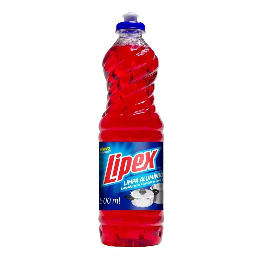 Lipex Limpa Alumínio 500ml Limpador para Panelas Formas e Utensílios