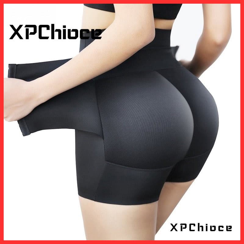 Sem Emendas Calcinha Com Enchimento Short Bunda Falsa Cinta Modeladora Empina O Bumbum Alta Compressao Calcinha