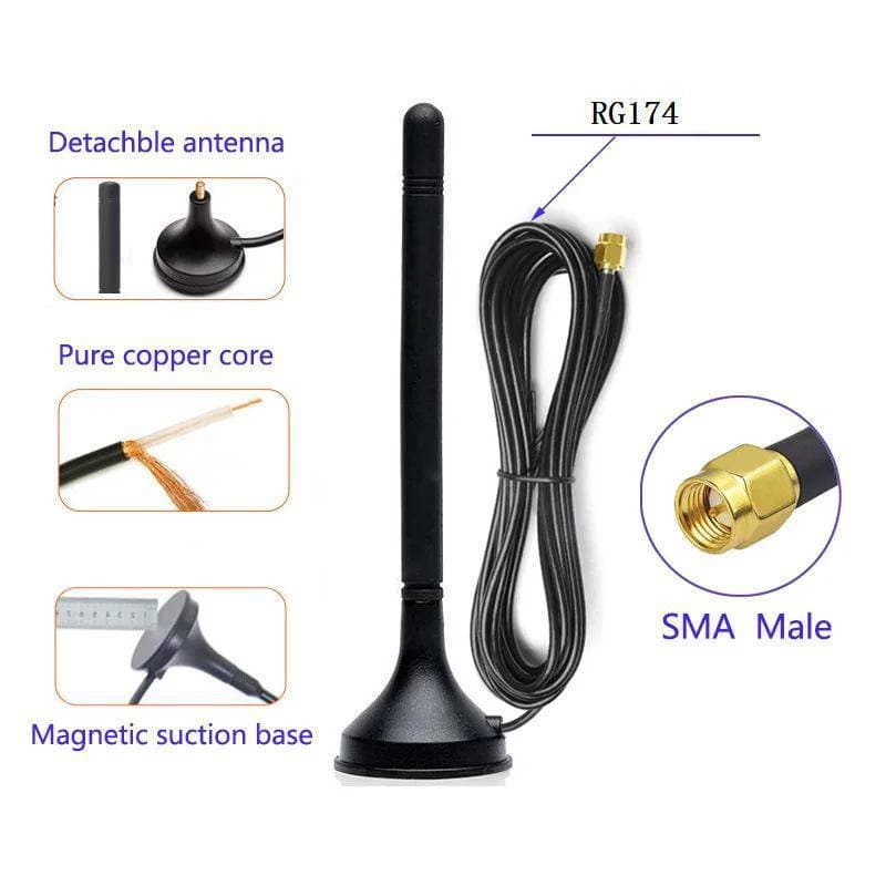 ADS 1Pcs Outdoor DTU Gabinete E Roteador Antena Externa 4G 3G 2G LTE GSM WIFI De Banda Completa 700-2700MHz SMA Macho BR