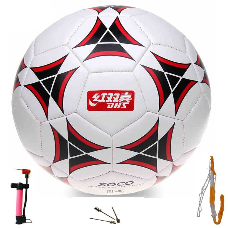 Dupla Felicidade DHS Futebol No. 4 bolas PVC4101 5/7 jogadores bola adolescente iniciante treinamento bola tubo de abast