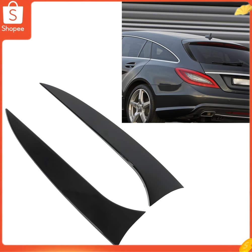 Hap Xixian preto brilhante janela traseira lateral spoiler asa guarnição-clsclass x218 freio 2011-2018 deco capa 2 peças