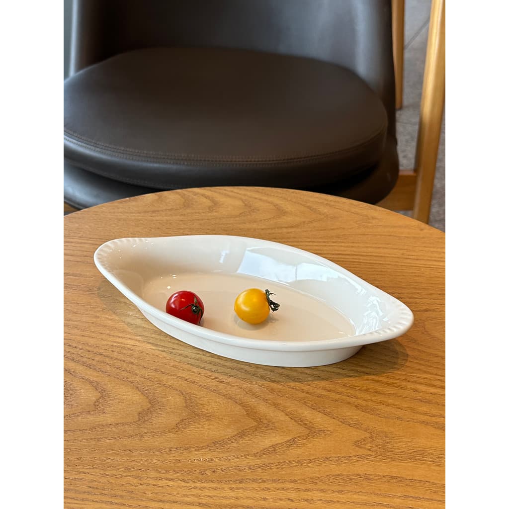 TUXTON genuíno leitoso branco cerâmica prato de jantar coreano ins sobremesa bolo prato frutas café da manhã salada lanc