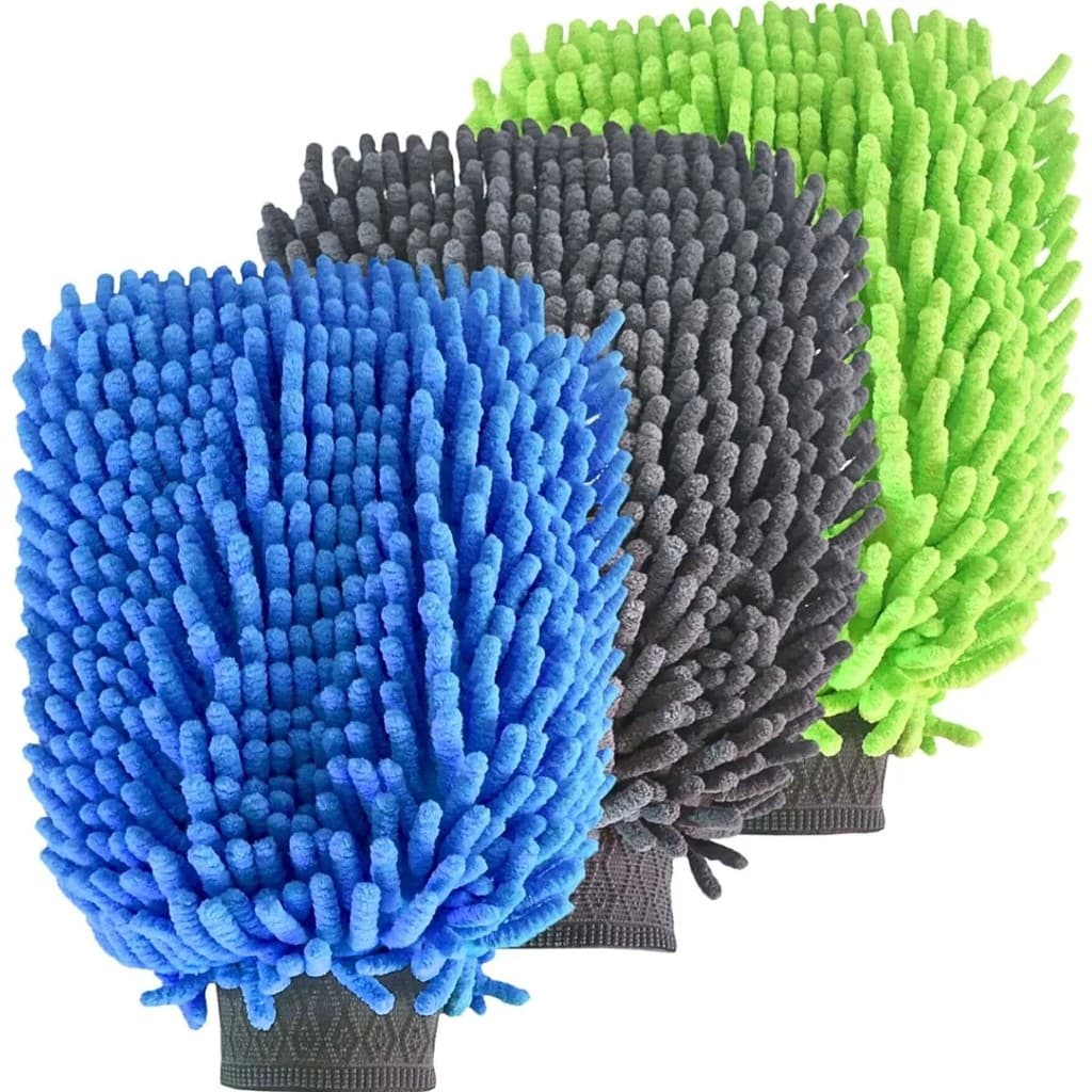 Luva Microfibra Tentáculos Face Lisa Cores Sortidas 25X16CM - JS