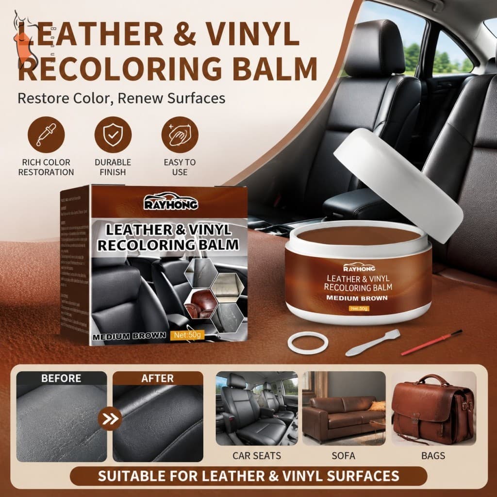 Creme De Reparo De Couro 100g Assento De Carro Sofá Sapato Restauração Pasta Alto Pigmento Cor Fix Para Artificial Genuí