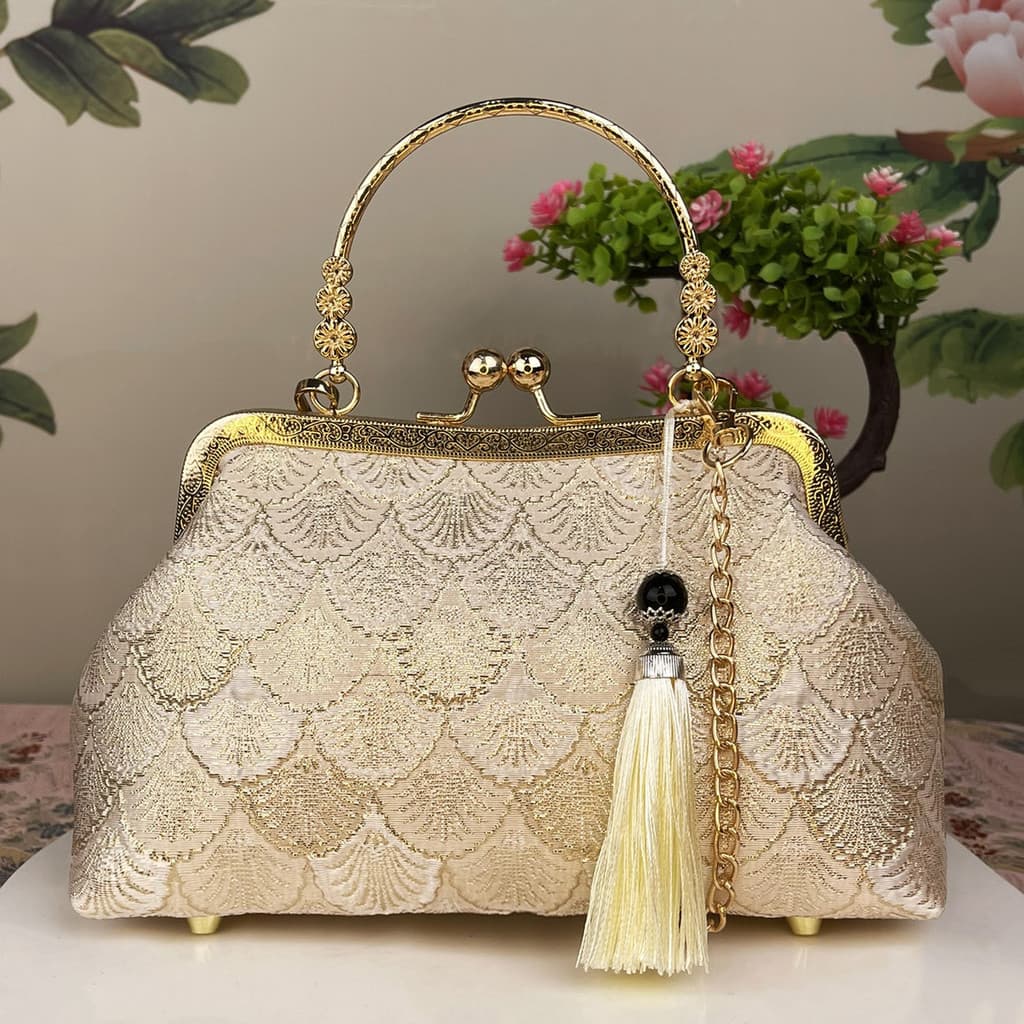 Bolsa Cheongsam Bolsa de Ombro Bolsa Crossbody Bolsa de Presente Bolsa de Passarela Bolsa Feminina Bolsa de Jantar Bolsa