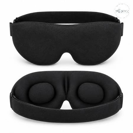 Mascara de Dormir Tapa Olho 3D Blackout Bloqueio Luz Sem Pressionar os Olhos Anatômica