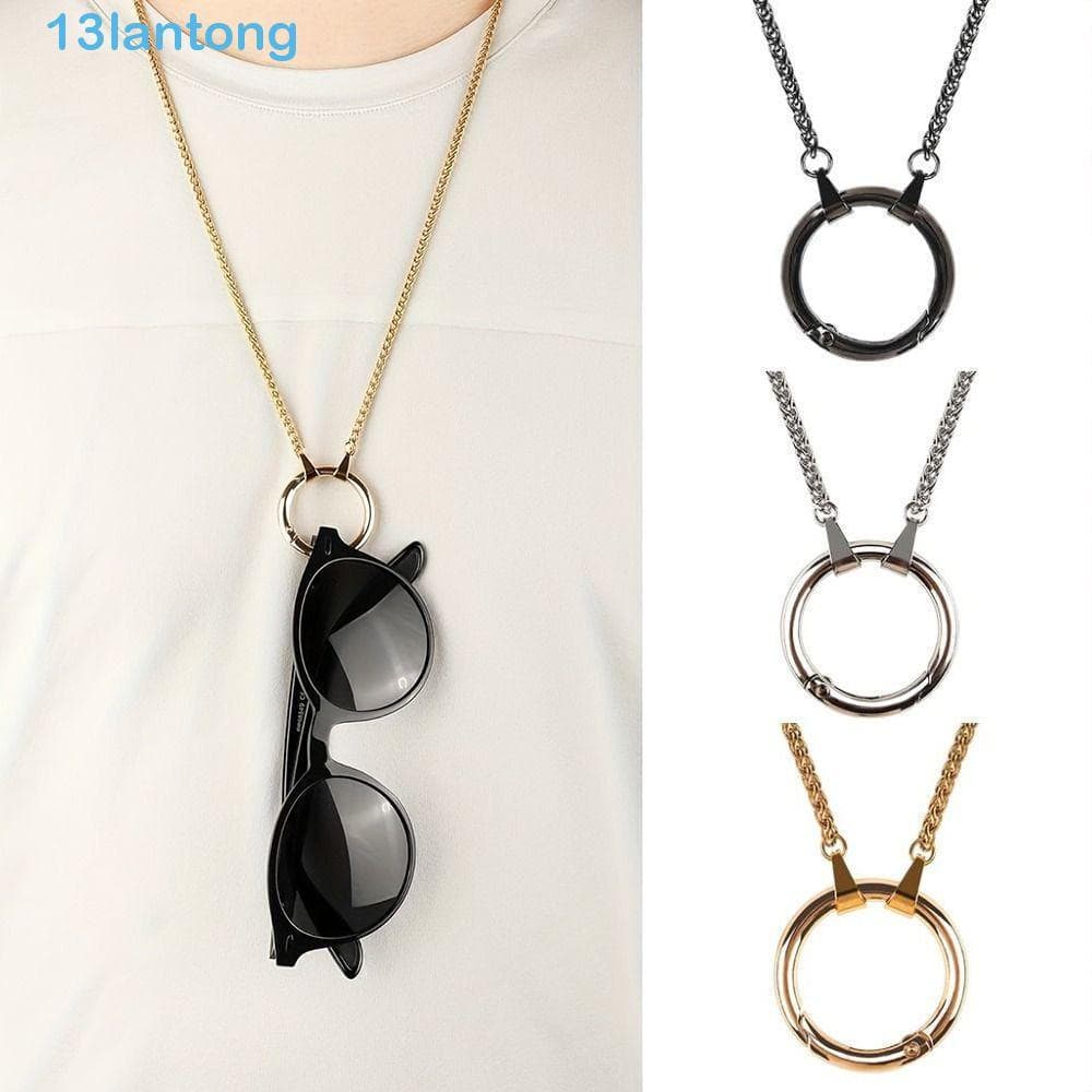 Colar Porta-Óculos LANTONG, Corrente de Segurança Anti-Perda Elegante, Simples 1LXI