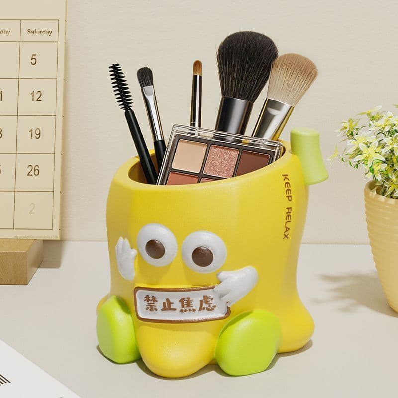 Estoque pronto sem ansiedade caneta titular ornamentos de armazenamento escritório Desktop posição trabalho descompressã