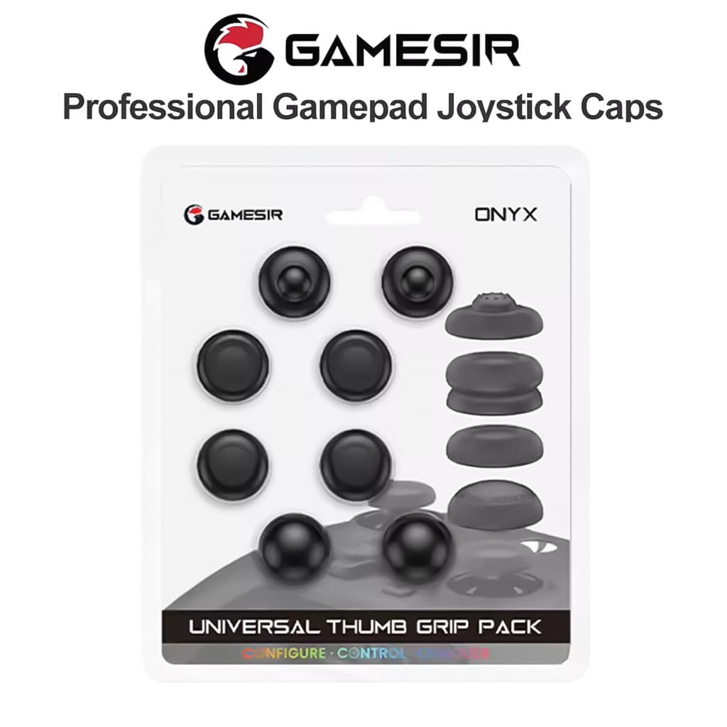 Kit 8 Thumb Grips Silicone GameSir para Controles de Xbox, PlayStation e Nintendo Switch