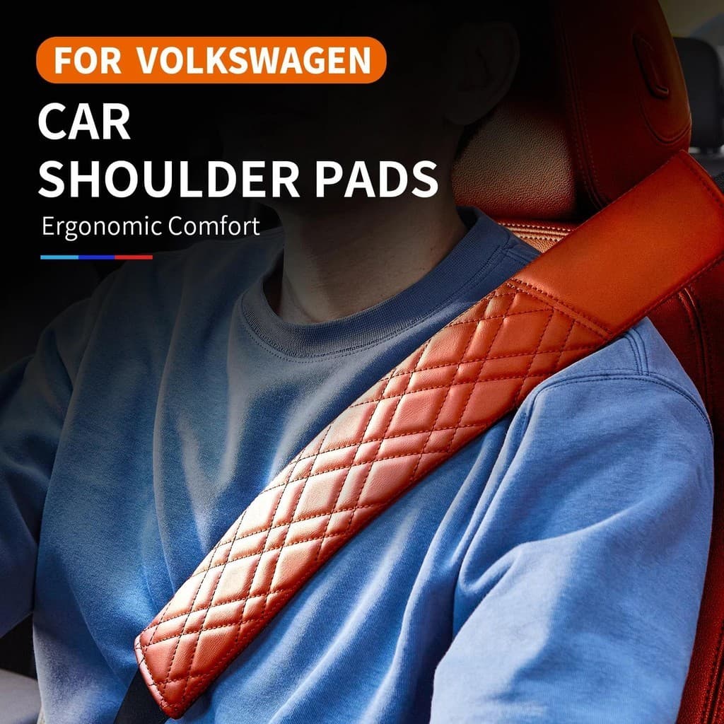 1 Ou 2 Peças Macias E Confortáveis Para Almofadas De Cinto De Segurança De Carro Volkswagen Personalizadas Elegantes