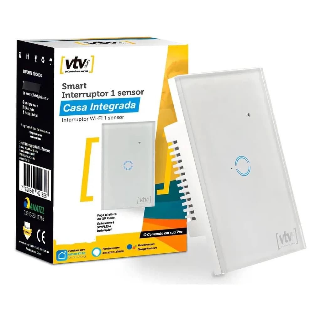 Interruptor Inteligente Wi-fi Touch P/ Casa  Alexa /google