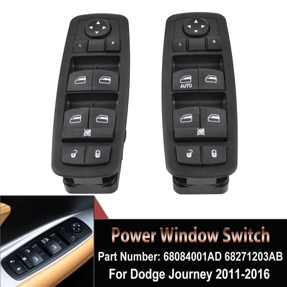 Botão De Controle Do Interruptor Da Janela Elétrica Mestre Lado Esquerdo Motorista Para Dodge Journey Chrysler 200 Jeep