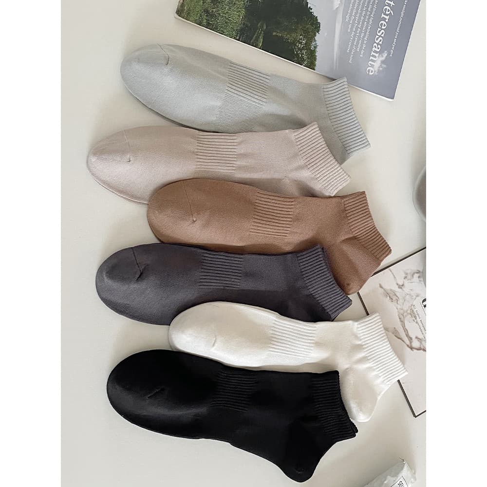 Meias brancas meias masculinas verão meias de algodão fino respirável absorvente de suor baixo tubo curto masculino invi