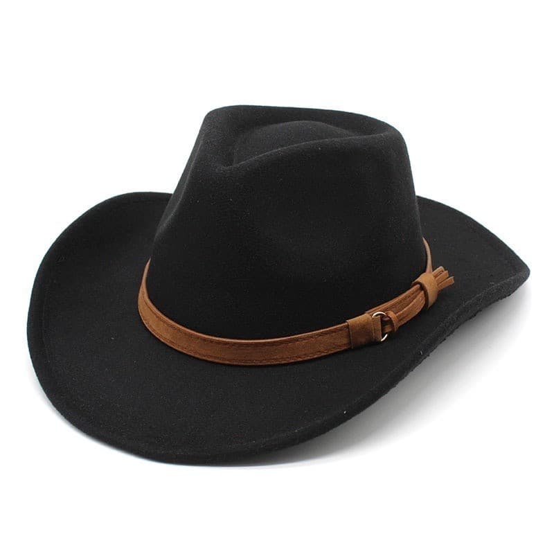 Chapéu infantil/chapéu adulto ocidental cowboy país chapéu feminino/masculino estilo country retro chapéu de cowboy/vaca